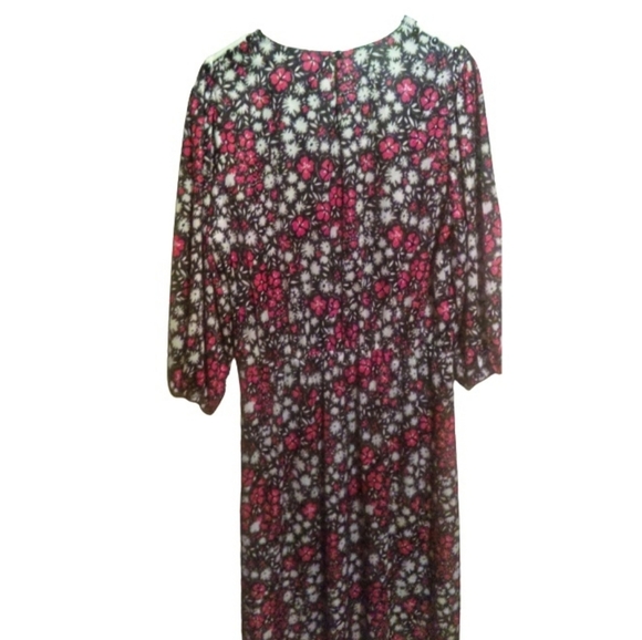 BRIDGE GATE Vintage Floral Dress Size A6 - Picture 2 of 5